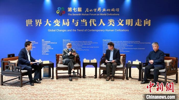 9月27日，第七屆尼山世界文明論壇首場(chǎng)高端對(duì)話舉行。　梁犇 攝