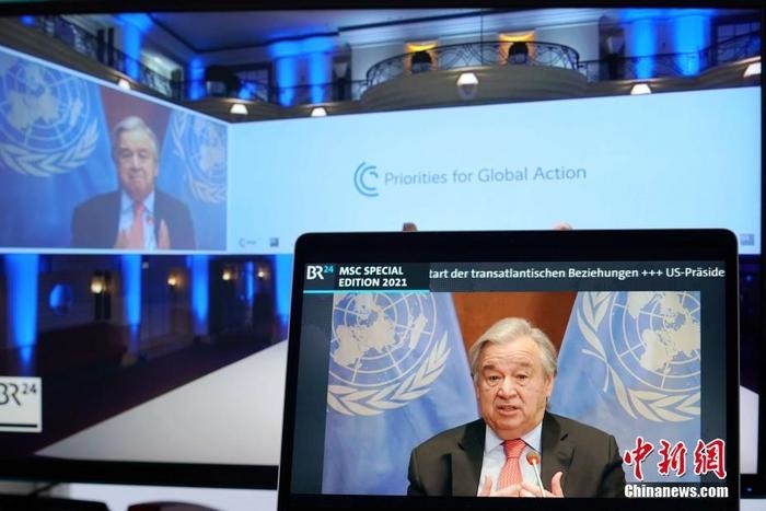 資料圖：聯(lián)合國秘書長古特雷斯。
<a target='_blank' href='http://www.chinanews.com/'>中新社</a>記者 彭大偉 攝