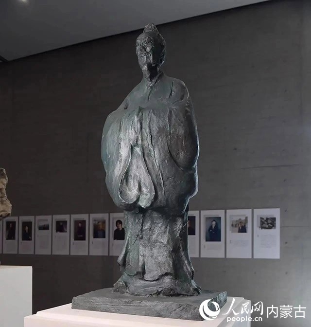 吳為山作品《管子》。實習(xí)生 楊光攝