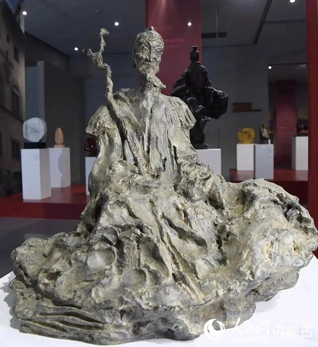 吳為山作品《莊子》。王劭凱攝