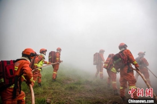 演練現場。瀘州消防供圖