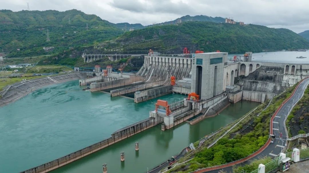 航拍向家壩升船機(jī)。受訪者供圖