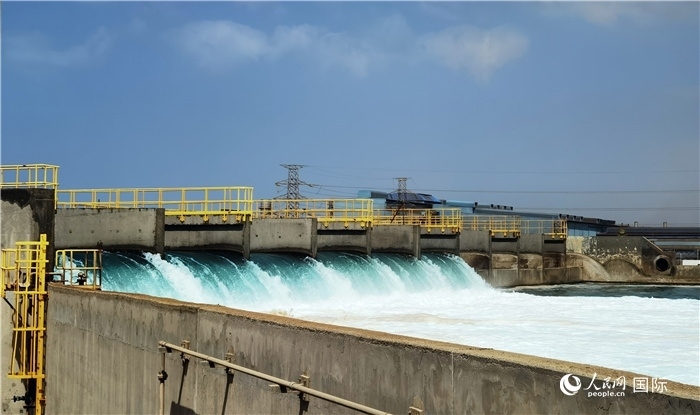 圖為取排水工程項(xiàng)目一景。人民網(wǎng)記者管克江攝