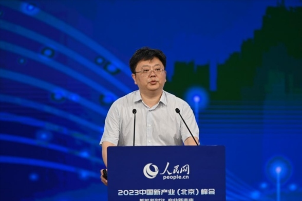 傳播內(nèi)容認知全國重點實驗室首席科學家張勇東。人民網(wǎng)記者 于凱攝