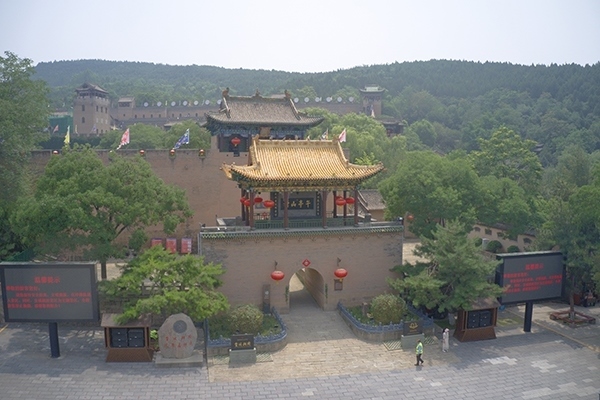 皇城相府景區(qū)（無人機(jī)照片）。人民網(wǎng)記者 王天樂攝