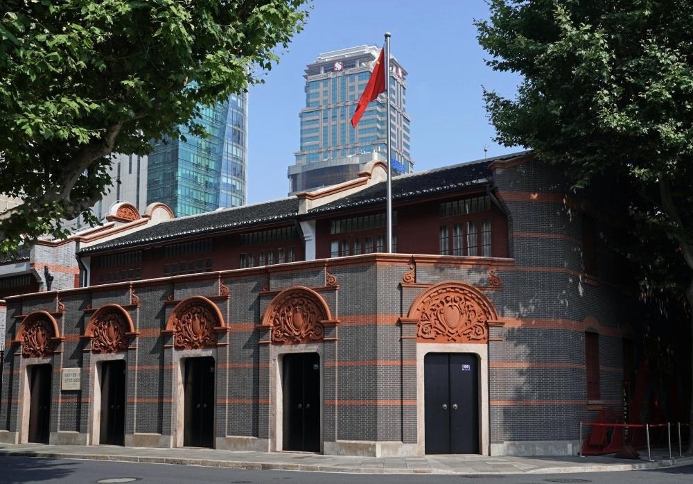 2023年6月9日拍攝的中共一大會址外景。新華社記者 劉穎 攝