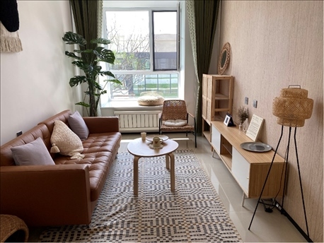 輝山英才社區(qū)樣板間。北京外國語大學(xué) 許青攝