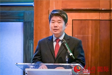 李立言致辭。人民網(wǎng) 郭錦標攝