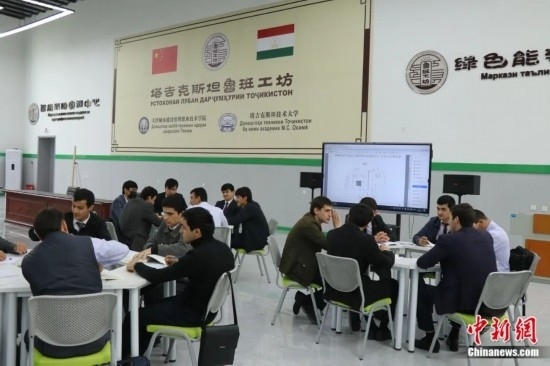 2023年4月，位于杜尚別的塔吉克斯坦魯班工坊課堂。張碩 攝