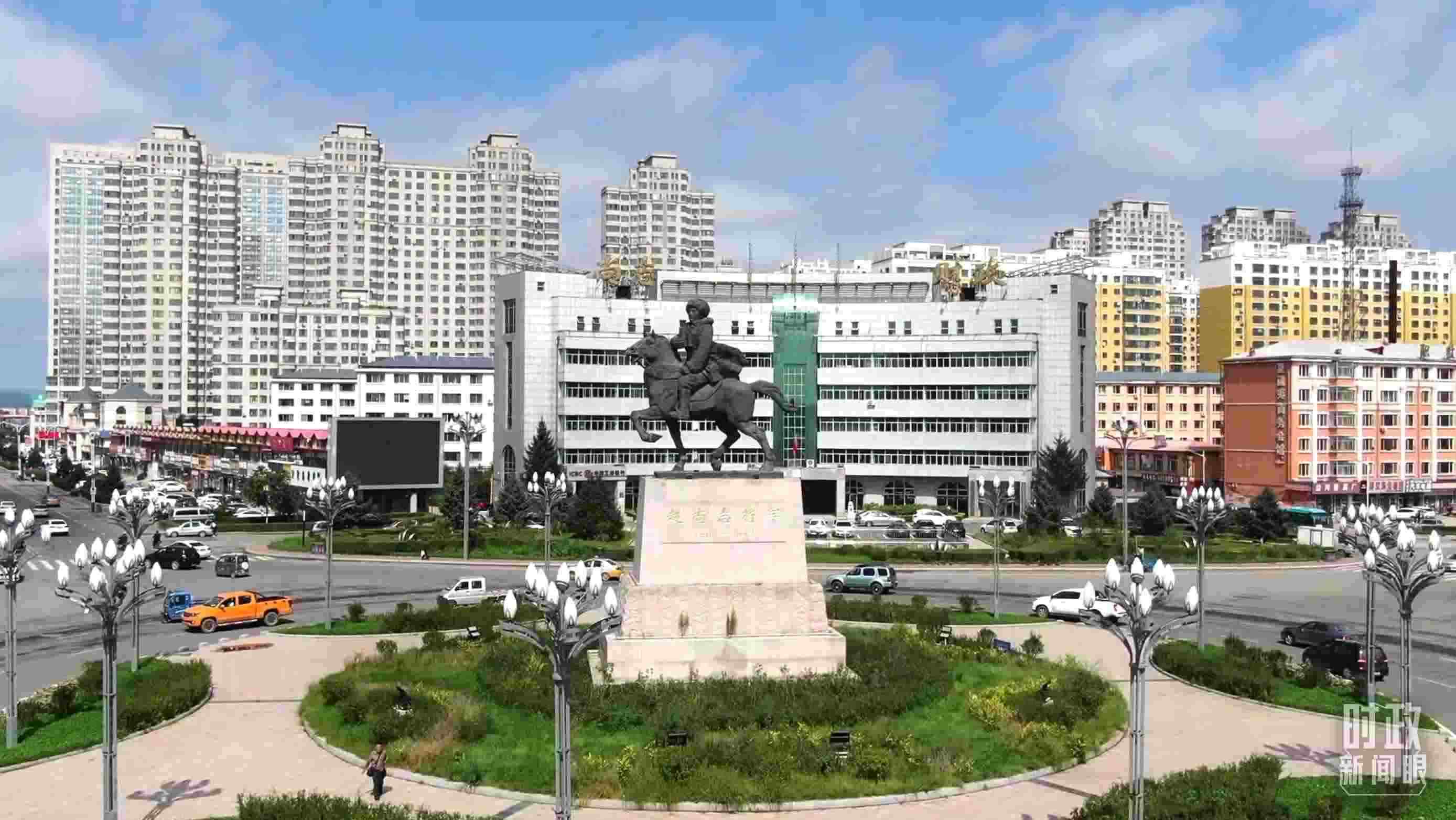 △哈爾濱市尚志市航拍。（總臺央視記者張耿生拍攝）