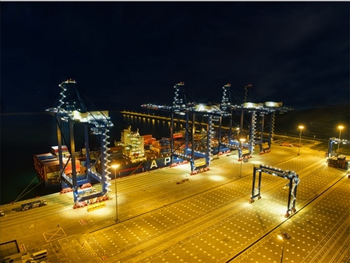 萊基港實行7×24小時裝卸作業(yè)機(jī)制。受訪者供圖