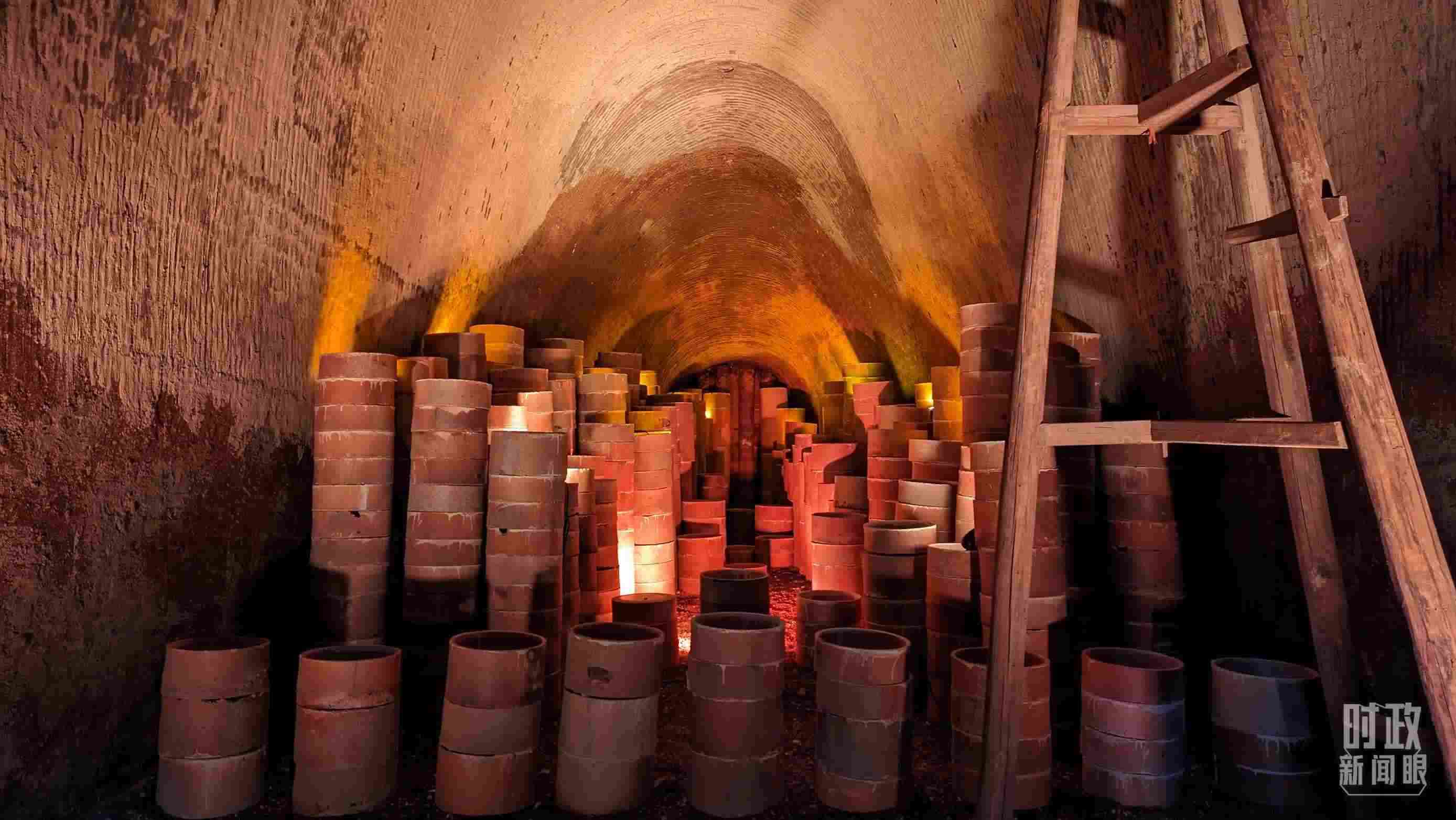 △當(dāng)?shù)噩F(xiàn)存最大的柴窯——徐家窯。（總臺(tái)央視記者朱超拍攝）