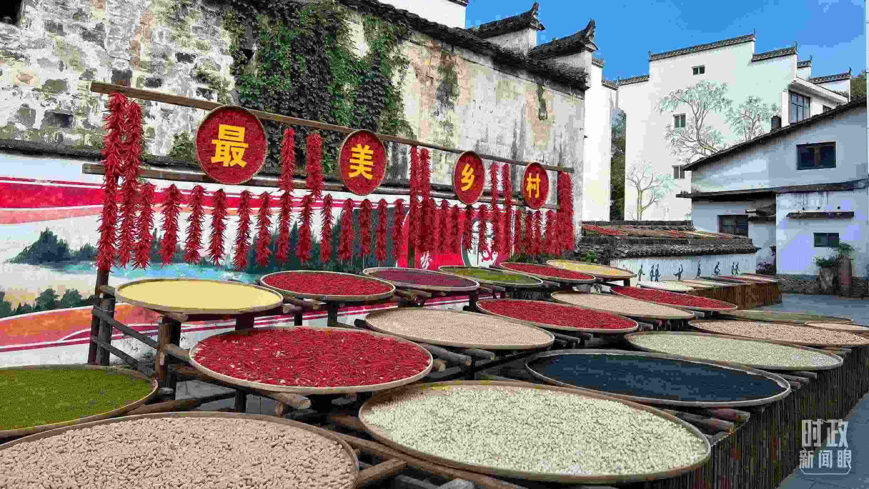 △婺源縣秋口鎮(zhèn)王村石門自然村。（總臺(tái)央視記者程鋮拍攝）