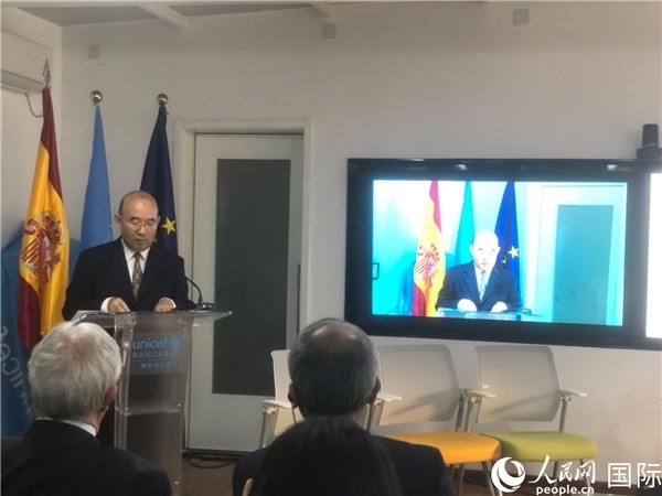 生態(tài)環(huán)境部應(yīng)對(duì)氣候變化司一級(jí)巡視員孫楨在研討會(huì)上致辭。 人民網(wǎng)記者 趙健攝