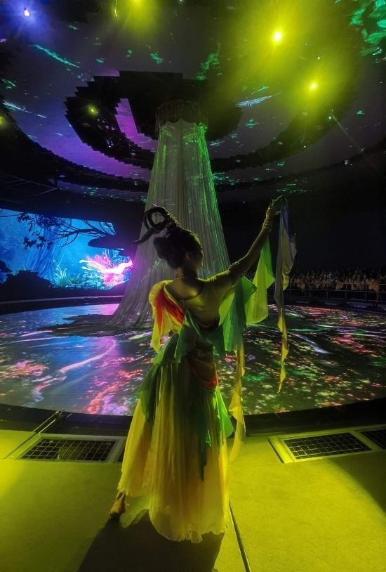 《天釀》演出場景。本報記者常雯宜攝