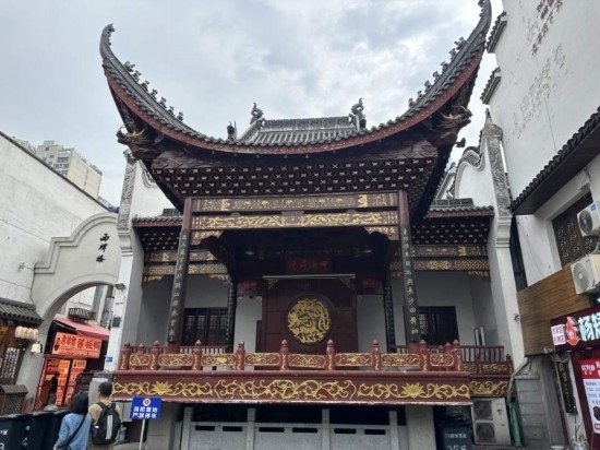 10月25日，長沙太平老街一角。（本報記者 劉書文攝）