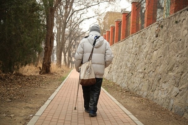鐘萬勰院士在大連理工大學校園里。周學飛攝