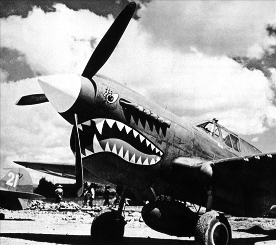 陳納德組織的美國志愿航空隊(duì)“飛虎隊(duì)”駐扎在芷江機(jī)場(chǎng)（資料照片）。新華社發(fā)