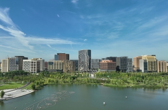 雄安新區(qū)容東片區(qū)。人民網(wǎng)記者 李兆民攝