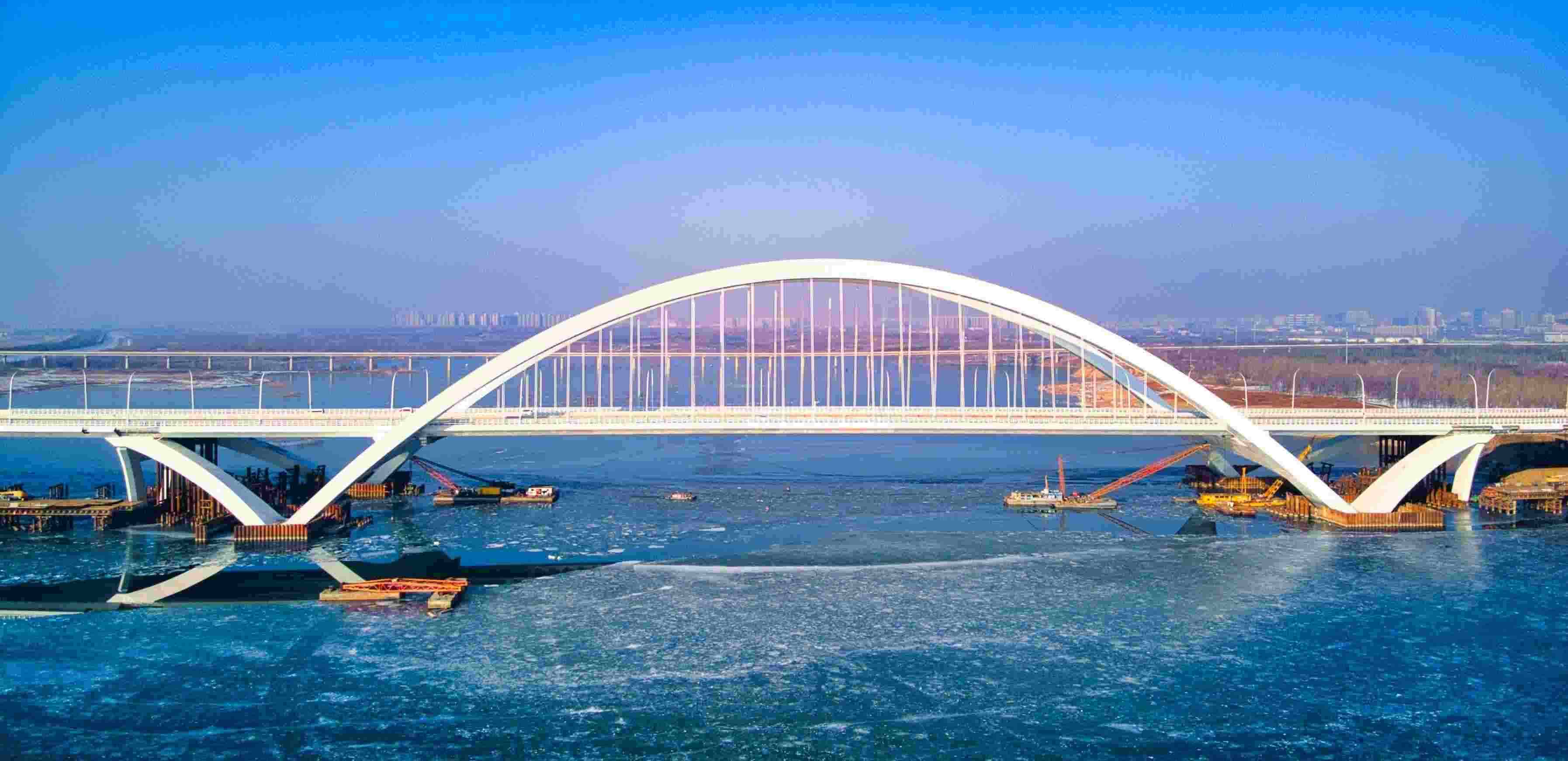 開(kāi)通后的京雄大橋。受訪方供圖