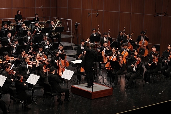 音樂會(huì)現(xiàn)場(chǎng)。學(xué)校供圖