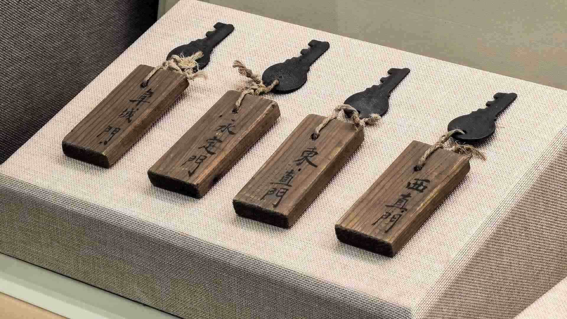 △北平城門鑰匙。（總臺央廣記者潘毅拍攝）