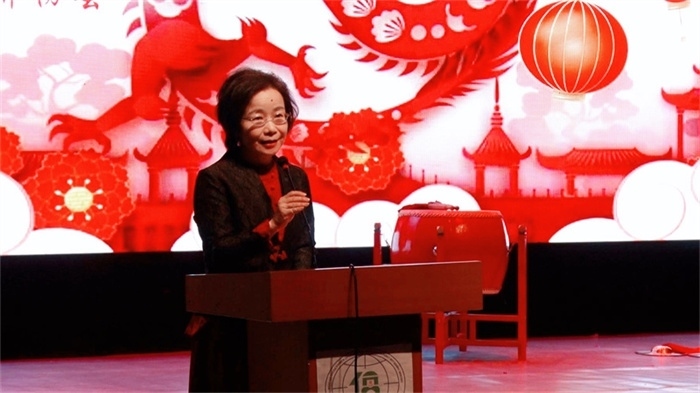 沈敏娟致辭。駐蒙古使館供圖