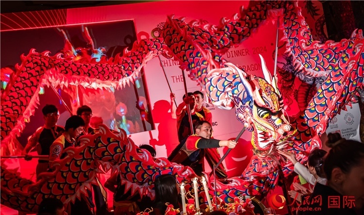 “共慶中國年 共享新機遇”破冰者新春晚宴現(xiàn)場盛況。人民網(wǎng) 郭錦標攝