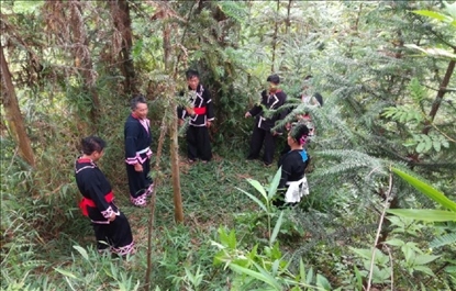 “瑤老”人民調(diào)解員翻山越嶺開展現(xiàn)場(chǎng)調(diào)解。