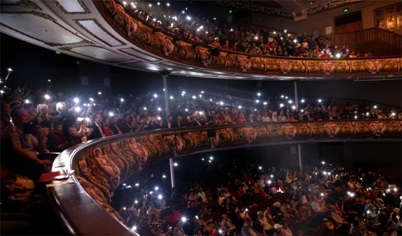 2024年“四海同春”慰僑訪演團(tuán)亞太團(tuán)新西蘭惠靈頓演出現(xiàn)場。圖片由陸欣讌、孟韜、葉勇提供