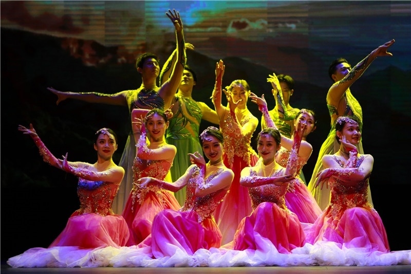 2024年“四海同春”慰僑訪演團(tuán)亞太團(tuán)新西蘭惠靈頓演出現(xiàn)場。圖片由陸欣讌、孟韜、葉勇提供