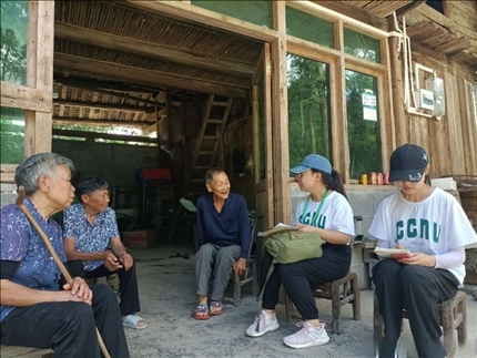 △ 2022年7月，華中師范大學(xué)生命科學(xué)學(xué)院鄉(xiāng)村振興之旅暑期實踐隊赴湖北省恩施市宣恩縣長潭河侗族鄉(xiāng)開展“生態(tài)文明助力鄉(xiāng)村振興”暑期社會實踐活動。