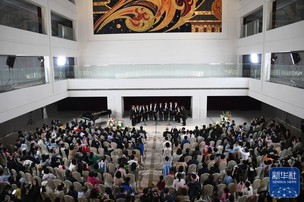 3月21日拍攝的“春暖·金融街韻律專場音樂會”現(xiàn)場。新華社記者 任超 攝