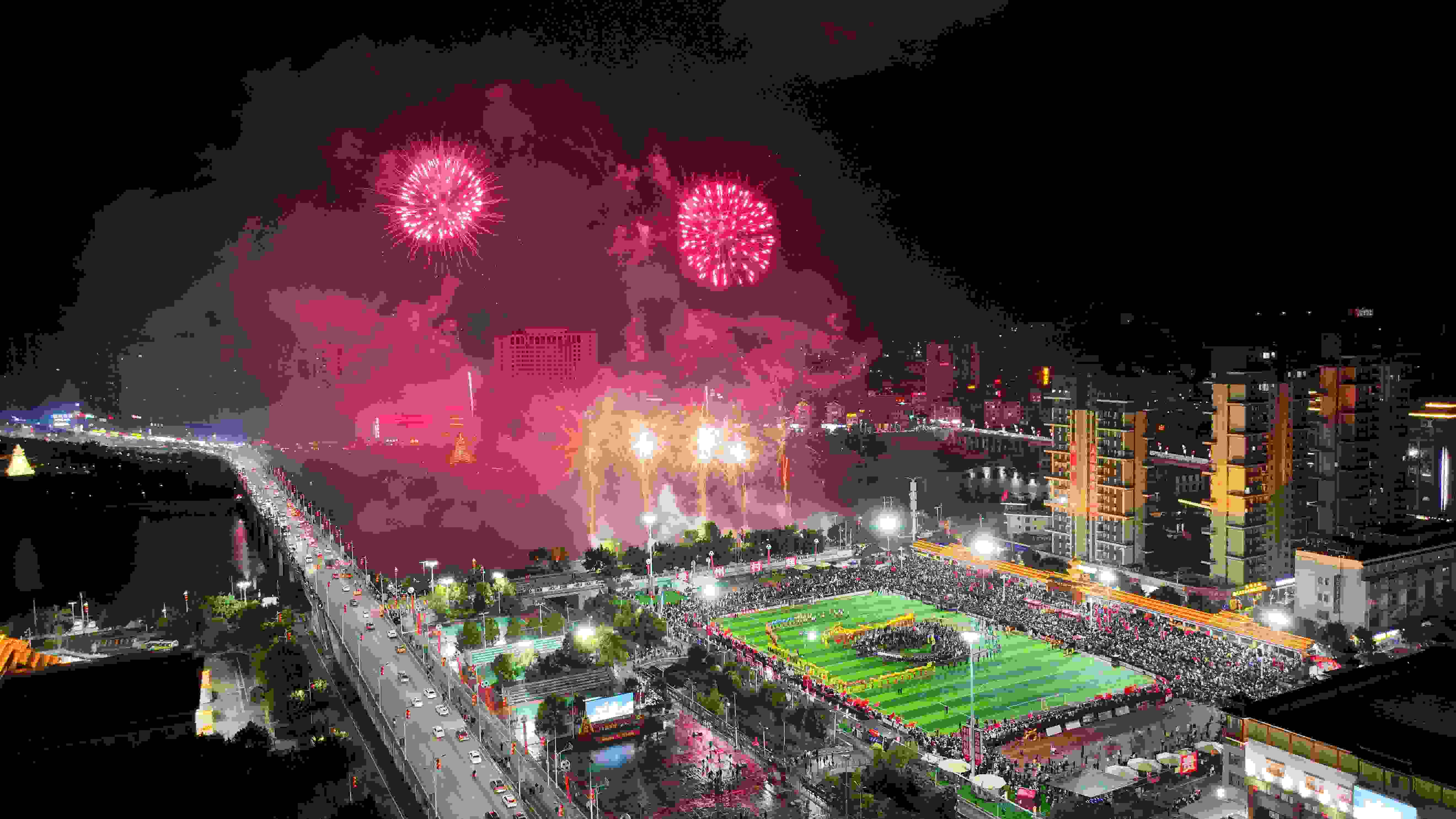 貴州榕江“村超”現(xiàn)場。韋貴金 攝