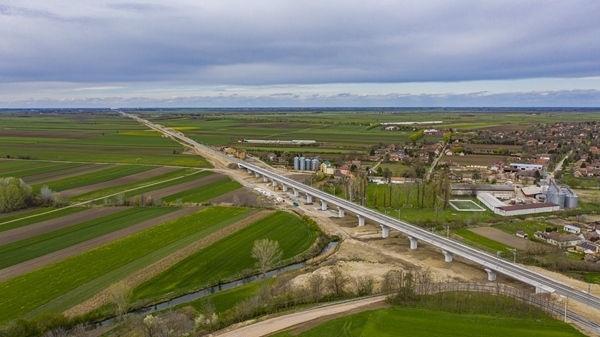 匈塞鐵路塞爾維亞境內(nèi)。中國鐵路國際有限公司供圖