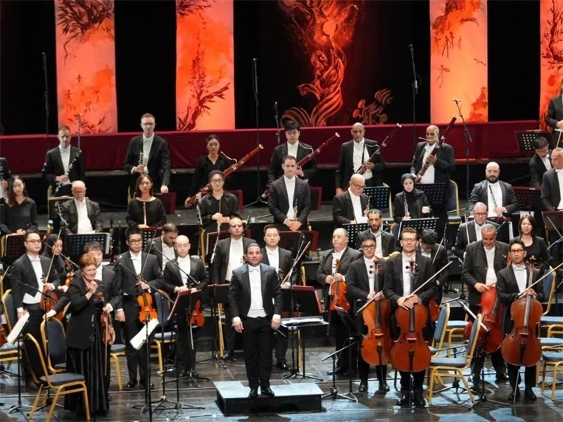 阿爾及爾歌劇院交響樂(lè)團(tuán)演出活動(dòng)現(xiàn)場(chǎng)。蘇州交響樂(lè)團(tuán)供圖