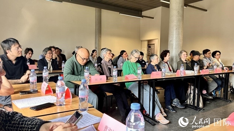 “國(guó)際青年文學(xué)共讀”活動(dòng)現(xiàn)場(chǎng)。人民網(wǎng)記者 于超凡攝