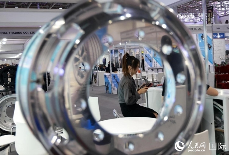 展會場景。人民網(wǎng)記者 管克江攝