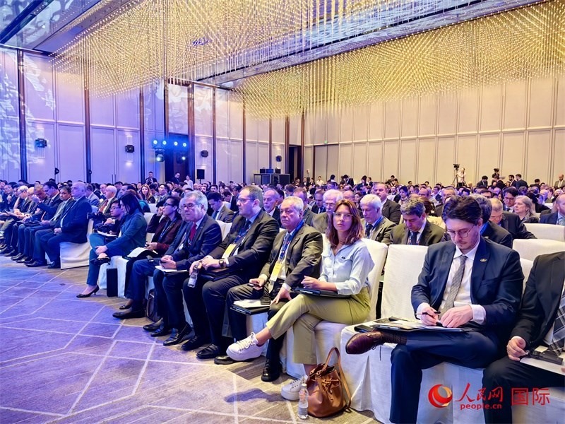 中國(guó)—巴西商業(yè)研討會(huì)現(xiàn)場(chǎng)。人民網(wǎng)記者 符園園攝