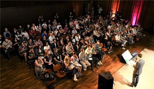 “視聽(tīng)中國(guó)”——文化與商業(yè)機(jī)遇推介會(huì)暨中國(guó)視聽(tīng)節(jié)目展映會(huì)現(xiàn)場(chǎng)。 中廣國(guó)際公司供圖