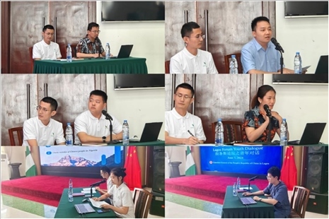 青年外交官們介紹了中國有關(guān)外交政策、對非對尼政策、等情況，并就學生們關(guān)心的問題解答。駐拉各斯總領(lǐng)館供圖