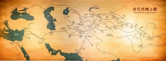 唐代絲綢之路，經(jīng)過新疆眾多地區(qū)。（圖片來源：視覺中國）