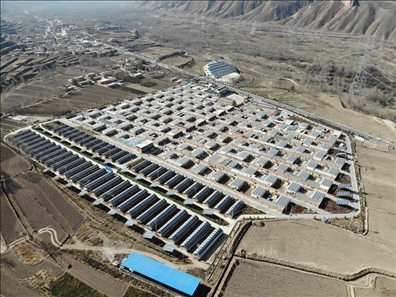 這是2020年11月6日拍攝的班彥新村全貌（無人機(jī)照片）。新華社記者 戴天放 攝