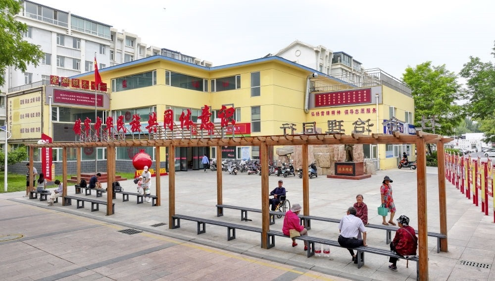 6月20日拍攝的長(zhǎng)城花園社區(qū)一角（無(wú)人機(jī)照片）。