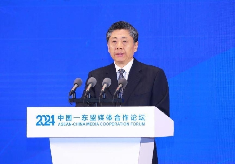 王藝華致辭。中國(guó)外文局供圖