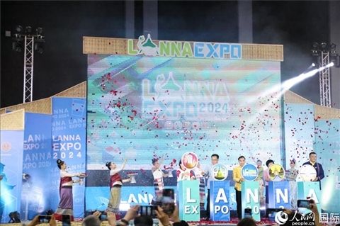 7月9日，2024年蘭納博覽會開幕式在清邁國際會展中心舉行。人民網(wǎng)記者楊一攝