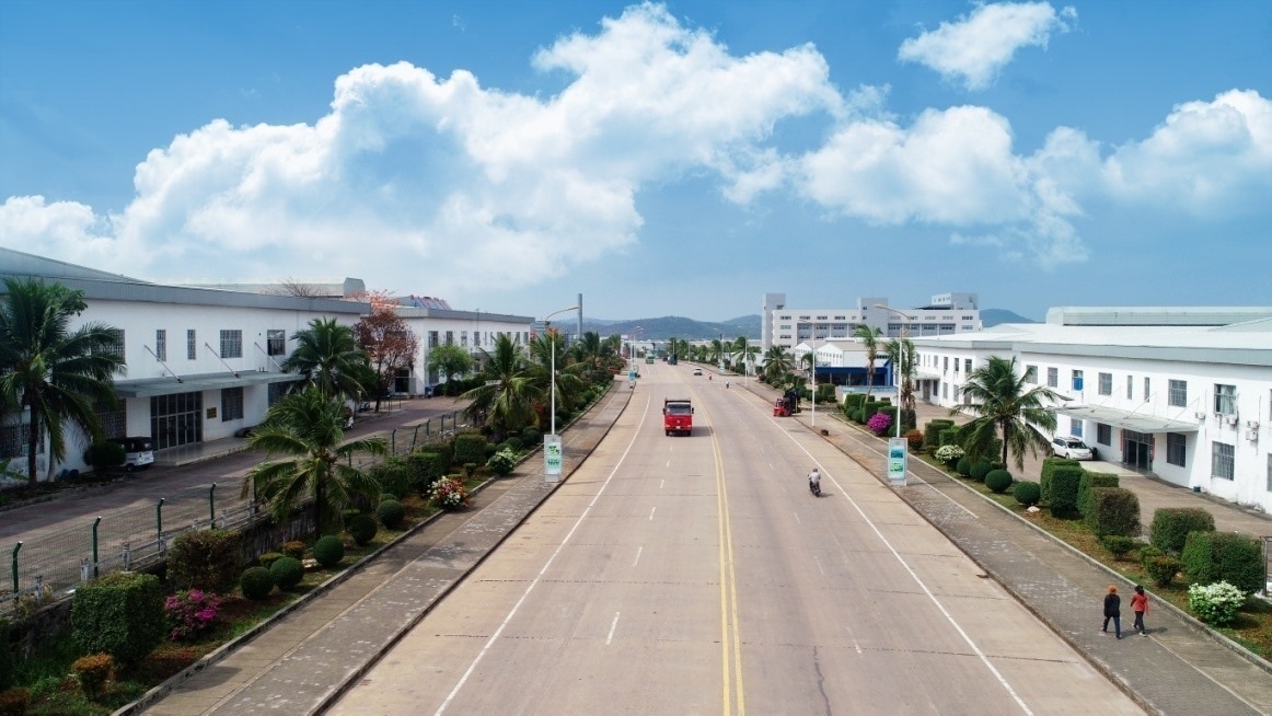 西哈努克港經(jīng)濟(jì)特區(qū)園區(qū)。西港特區(qū)公司供圖