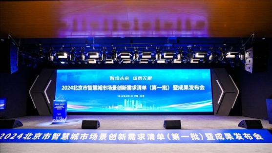 發(fā)布會現場。北京市政務服務和數據管理局供圖