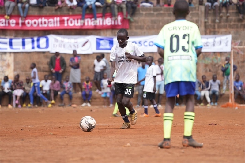 足球比賽現場。主辦方供圖