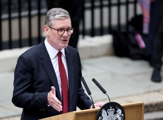  圖為英國首相斯塔默資料照片。（新華社記者李穎攝）